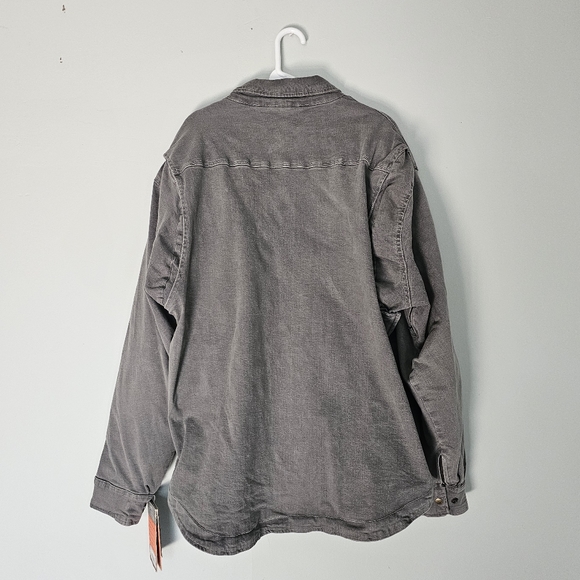 NWT Men's Milwaukee Performance Light Gray Denim Concealed Carry Armored Jacket - Picture 9 of 11